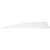 Gateway Shield Cut Feathers Flo White 4 in. RW 50 Pack