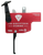 TriggerTech Diamond Black/Red Flat Lever Fits Tikka Left Hand