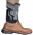 DeSantis Gunhide Die Hard Rig Ankle Black Leather Fits S&W Bodyguard 2.0 Right Hand