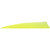 Gateway Shield Cut Feathers Flo Yellow 4" RW 100 Pack - 400RSSFY-100