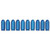 Azoom Snap Caps 45acp 10pk Blue