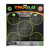 TruGlo TruSee Splatter 5-Bullseye Target Green 12x12 6 Pack - TG-TG11A6
