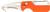 RUKO SPRING ASSIST FOLDER 1.75" RESCUE KNIFE ORANGE