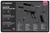 Beck TEK Llc TekMat Glock Gen 3 Cleaning Mat Pink Rubber 11"x17" 3 Parts Diagram - TEKR17GLOCKG3PNK