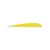 Gateway Parabolic Feathers Neon Yellow 4" RW 100 Pack - 400RPSFY-100