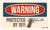 TekMat Warning Protected By 1911 Door Mat