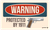 TekMat Warning Protected By 1911 Door Mat