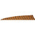 Gateway Shield Cut Feathers Barred Desert Brown 4" RW 50 Pack - 400RSBDB-50