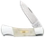 Case Lockback Folding Drop Point Plain Tru-Sharp Blade Smooth Natural Bone - 11026