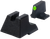 HK Iron Sight Green Tritium Black Frame