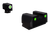 Rival Arms Night Sights for G17/G19 Tritium White Outline Front Sight-Green Black Rear