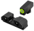 XS Sights R3D 2.0 Night fits Glock Black | Green Tritium Outline Front Sight Rear