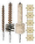 Real Avid Brush Combo 5.56mm/223 Rem AR-15 Firearm 8-32" Thread 4 Per Pack