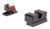 Trijicon Fiber Sights Red/Fiber Optic Front Sight-Black/Blank