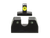 Trijicon HD XR Night Sight Set Green Tritium/Yellow Outline Front Rear Black Frame Fits FN FNP/FNX
