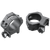 Weaver Mounts Four-Hole Skeleton Rings Matte Black 30mm Medium