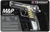 Beck TEK Llc TekMat S&W M&P Cutaway Cleaning Mat Black/White Rubber 11" x 17" - TEKR17SWMPCA