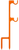 Champion Targets Impact Steel Double Hanger Stake Rimfire Orange