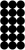 Pro-Shot SplatterShot Repair Pasters Black 1" Self-Adhesive 216