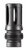 Dead Air Xeno Flash Hider Black Nitride 4140 Steel with 5/8"-24 tpi Threads 2.16" OAL & .99" Diameter