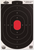 Birchwood Casey Dirty Bird Silhouette Tagboard Hanging Pistol 12" x 18" Black/White Impact Splatter 8 Per Pkg