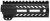 Angstadt Arms Ultra Light Handguard with Black Finish M-LOK Style Picatinny - AA055HGMLT