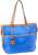 Bulldog Tote Purse w/Holster Electric Blue Nylon