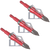 Allen Photon Broadhead Stainless Steel Blades Red