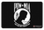 TekMat POW MIA Cleaning Mat Black/White Rubber
