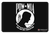 TekMat POW MIA Cleaning Mat Black/White Rubber