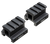 TruGlo Picatinny Riser Mount Matte Black Anodized