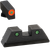 AmeriGlo Trooper Sight Set for Glock Tritium Orange Outline Front Sight-Green Black Rear