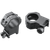 Weaver Mounts Four-Hole Skeleton Rings Matte Black Aluminum 1" Extra High