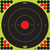 Pro-Shot SplatterShot Self-Adhesive Paper Black/Green/Red 17.25" Bullseye 5 Pack