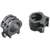 Weaver Mounts Six-Hole Picatinny Rings Matte Black