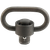 Blackhawk Heavy Duty Black Phosphate Push Button Steel Quick Release