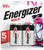 Energizer MAX 9V Battery Alkaline 9.0 Volts,