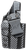 Rounded Gear Kydex IWB Black Fits S&W M&P 9/40 Belt Clip Right Hand