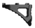 Rise Armament Micro Hand Stop Skeletonized Black Aluminum for M-LOK Handgaurd