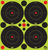 Pro-Shot SplatterShot Self-Adhesive Paper Black/Green 3" Bullseye 12Pack/48Targets