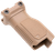 Strike Industries Angled Vertical Grip Long Flat Dark Earth Polymer with Cable Management Storage for Picatinny Rail