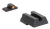 Meprolight USA Hyper-Bright Tritium Orange Outline Front Sight-Green Black Rear HK VP9/HK45/HK45C