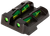 HiViz LiteWave Rear Sight Green/Red Interchangeable Fits Taurus G3 Tactical G3C GX4 GX4XL Carry