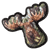 Hornady Moose Head Dog Toy Camo Waterproof