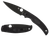 Spyderco Native Chief Lightweight 4.02" Folding Plain DLC CTS BD1N Blade/Black - C244PBBK