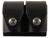 HKS SpeedLoader Case Double Black Large Hytrel Belt Loop Fits S&W/Ruger/Colt/Taurus/Dan Wesson Belts 2.25" Wide
