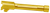 True Precision Inc Springfield 9mm Luger 3.70" Threaded Gold TiN Stainless Steel Fits Hellcat Pro