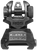 FAB Defense Rear Back-Up Sight for AR-15/ M16/ M4 Dual Aperture Low Folded Profile Spring-Locked Deployment Black Polymer & Metal
