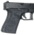 Talon Grips Adhesive Grip Textured Black Rubber Fits Compact Glock Gen 5 (19 23 etc.)