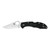 Spyderco DELICA4 Black FFG Plainedge